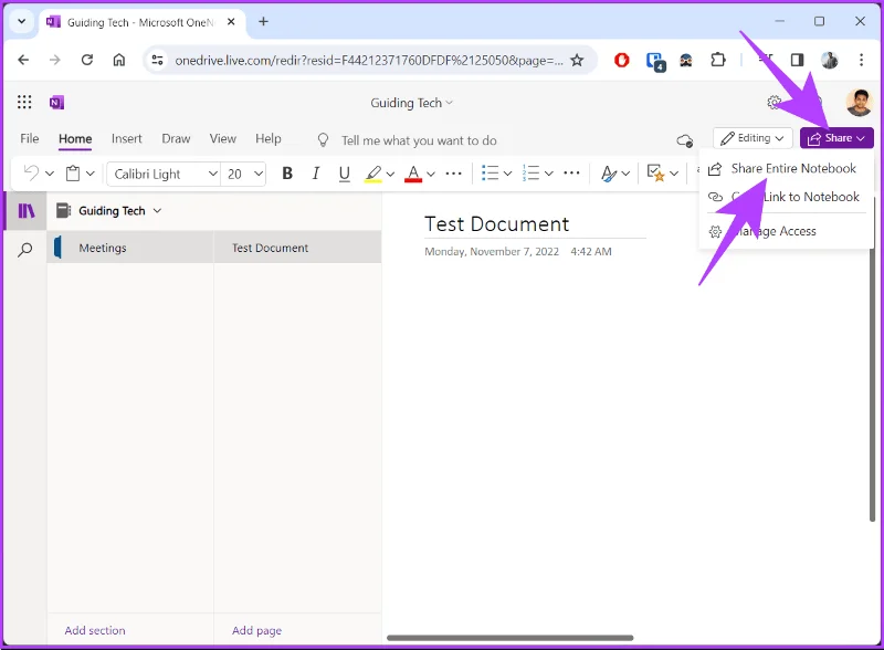 Comment partager un bloc-notes OneNote sur ordinateur et mobile