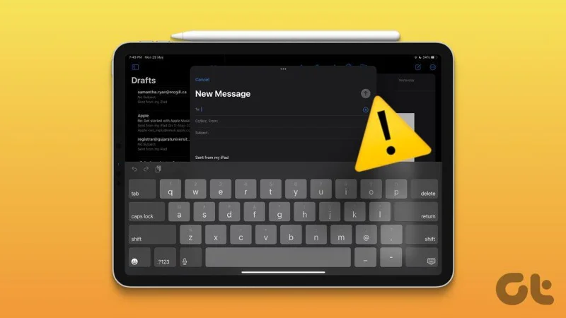 Les 8 meilleures façons de réparer le clavier de l'iPad qui n'apparaît pas