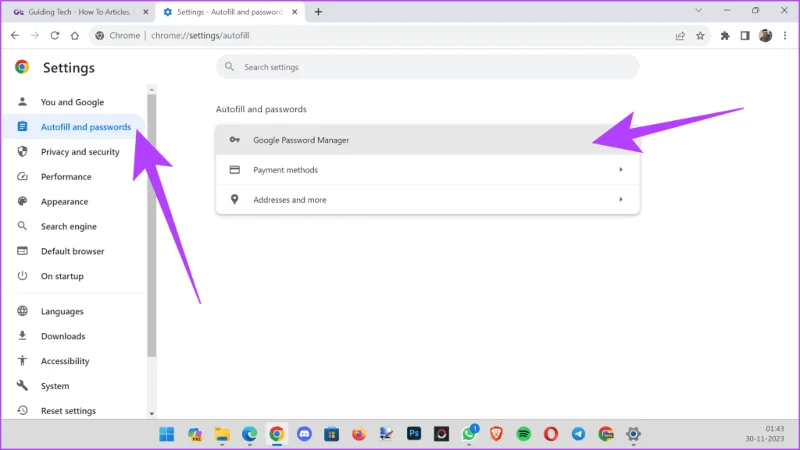 Cómo desactivar Windows Hello para las contraseñas de Google Chrome