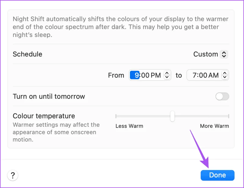 5 beste oplossingen voor nachtploeg die niet werkt op iPhone en Mac