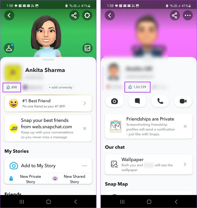 Qu'est-ce que le score Snapchat et comment votre Snapscore augmente-t-il