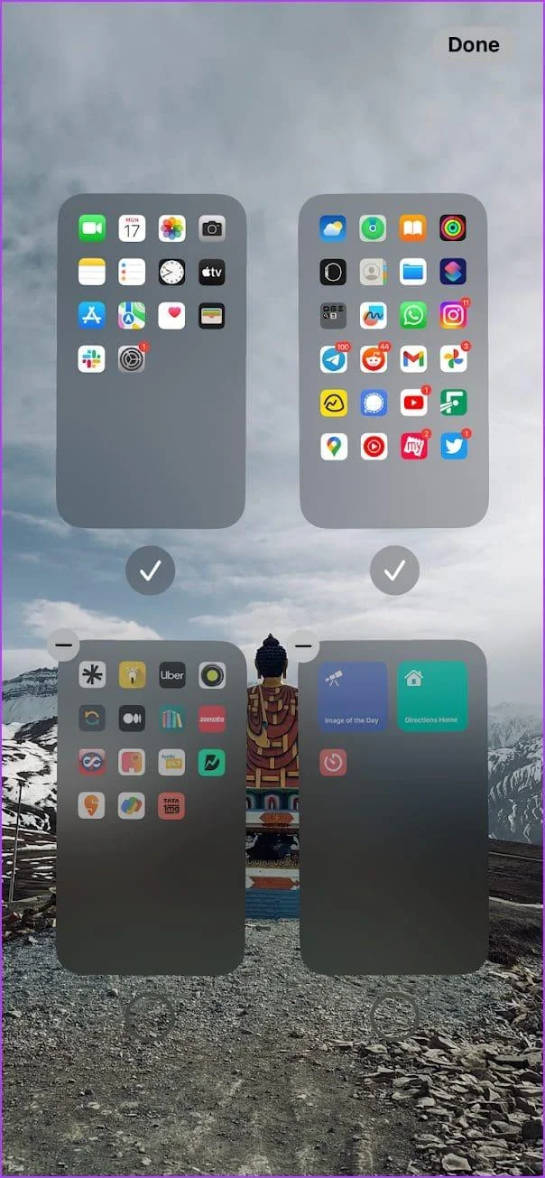 15 beste ideeën voor de lay-out van het startscherm op de iPhone
