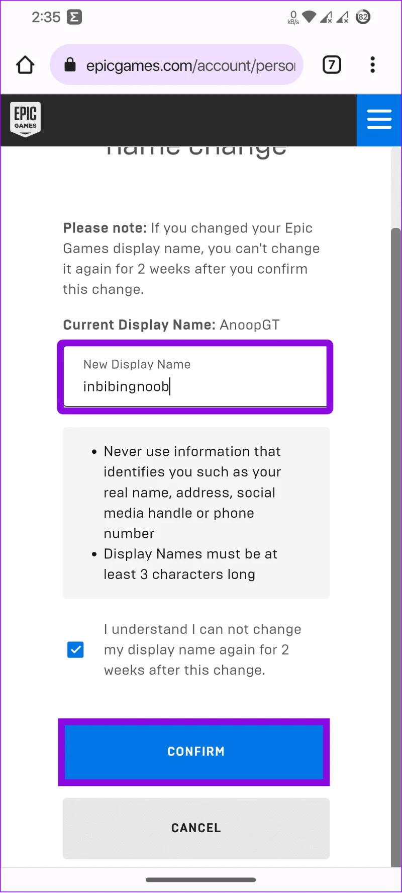 Come cambiare il tuo nome su Fortnite utilizzando qualsiasi dispositivo