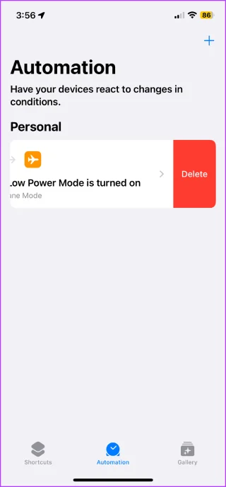 Hoe u de vliegtuigmodus automatisch in- of uitschakelt op iOS
