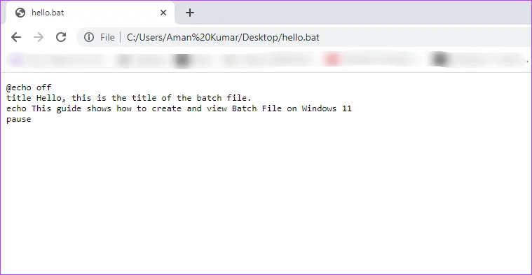 Cómo crear y ver archivos por lotes (BAT) en Windows 11