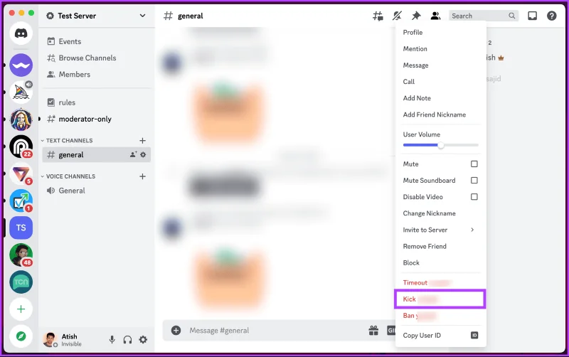 Come bannare o sbloccare qualcuno su Discord