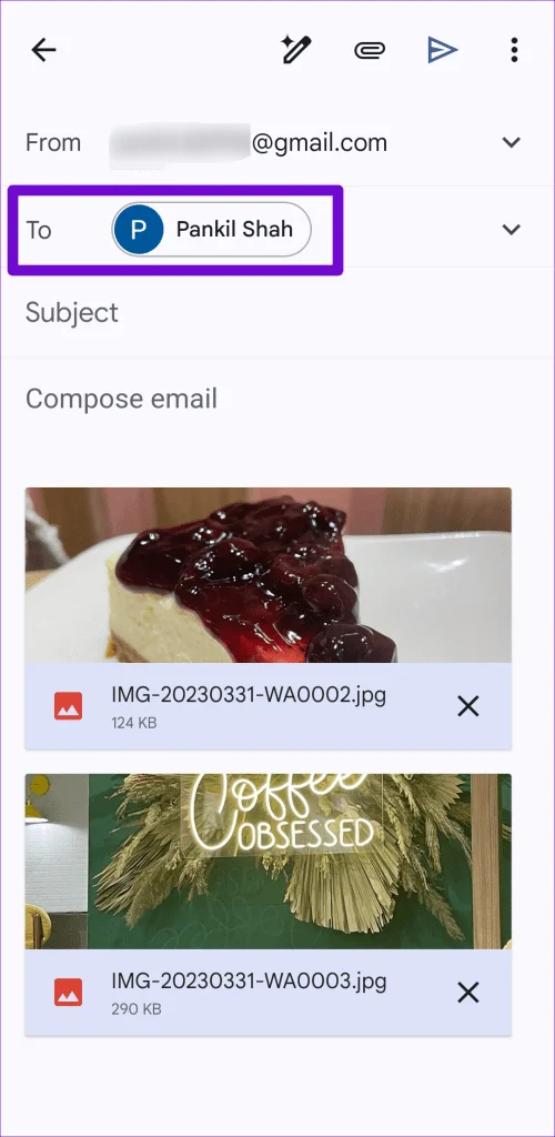 Hoe u afbeeldingen per e-mail of sms kunt verzenden op Android of iPhone