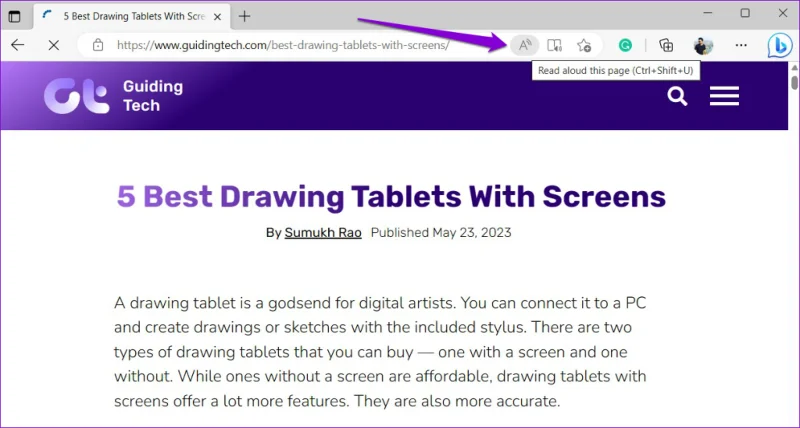 Hoe de voorleesfunctie in Microsoft Edge te gebruiken
