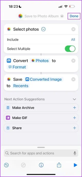 Hoe WEBP-afbeeldingen naar JPG/PNG op iPhone te converteren