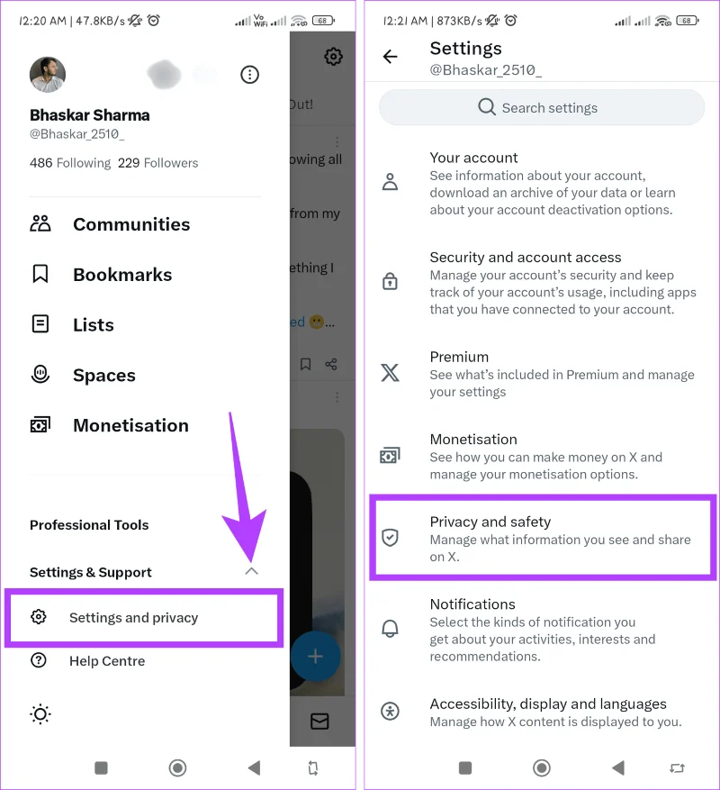 Come bloccare risposte e menzioni spam su X