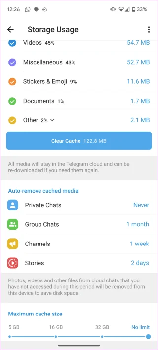 Comment gérer les téléchargements dans Telegram