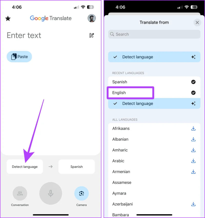 Hoe de Google Translate-app op iPhone te gebruiken