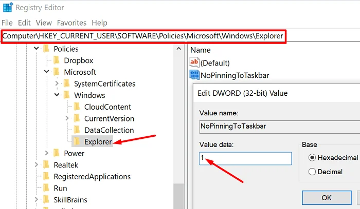 修正: Windows 11 でピン留めされていないアプリが再度表示される問題