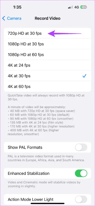 4 façons de réduire la taille d'une vidéo sur iPhone