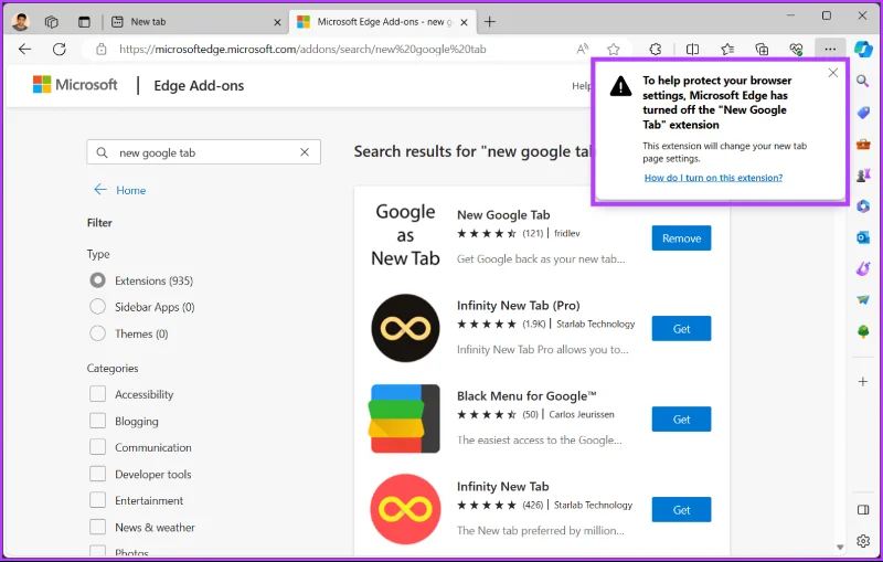 Hoe u van Google de standaardzoekmachine op Microsoft Edge kunt maken