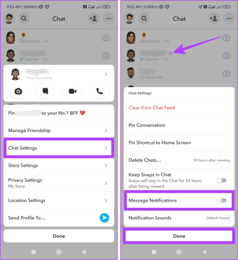 Comment désactiver quelqu'un sur Snapchat