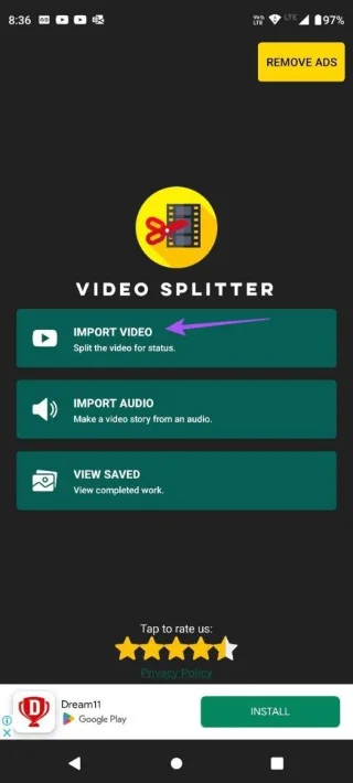 Comment télécharger des vidéos d'état WhatsApp de plus de 30 secondes