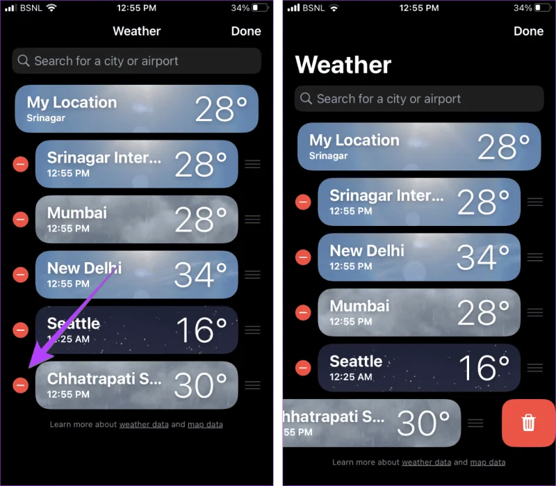 Hoe de Apple Weer-app op de iPhone te gebruiken