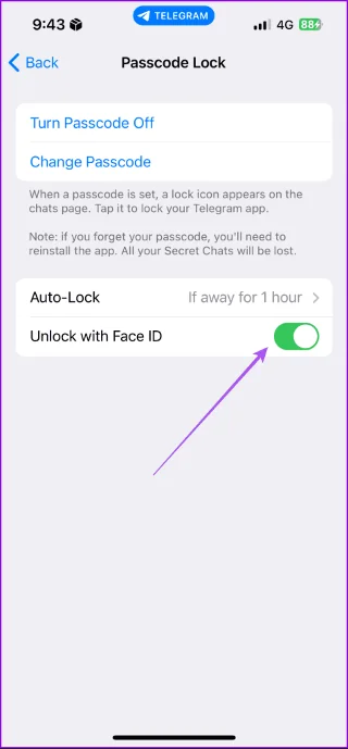 Come bloccare Telegram utilizzando il passcode su dispositivo mobile e desktop