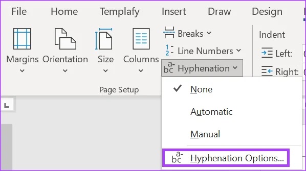 Como ativar e desativar a hifenização no Microsoft Word