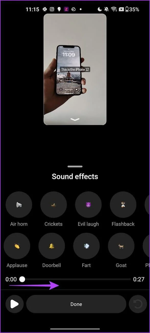 Come modificare i reel utilizzando l'editor integrato di Instagram