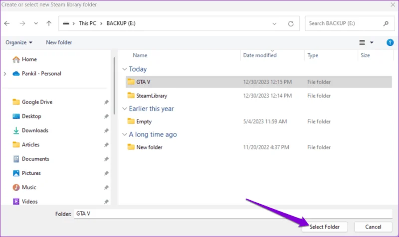 Top 6 des correctifs pour Steam n'affichant pas les jeux installés dans la bibliothèque sous Windows