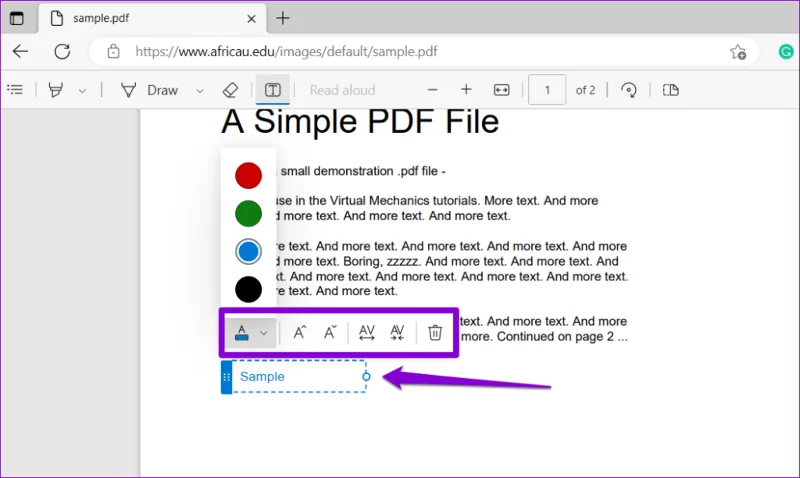วิธีแก้ไข PDF โดยใช้ตัวแก้ไข PDF ในตัวของ Microsoft Edge