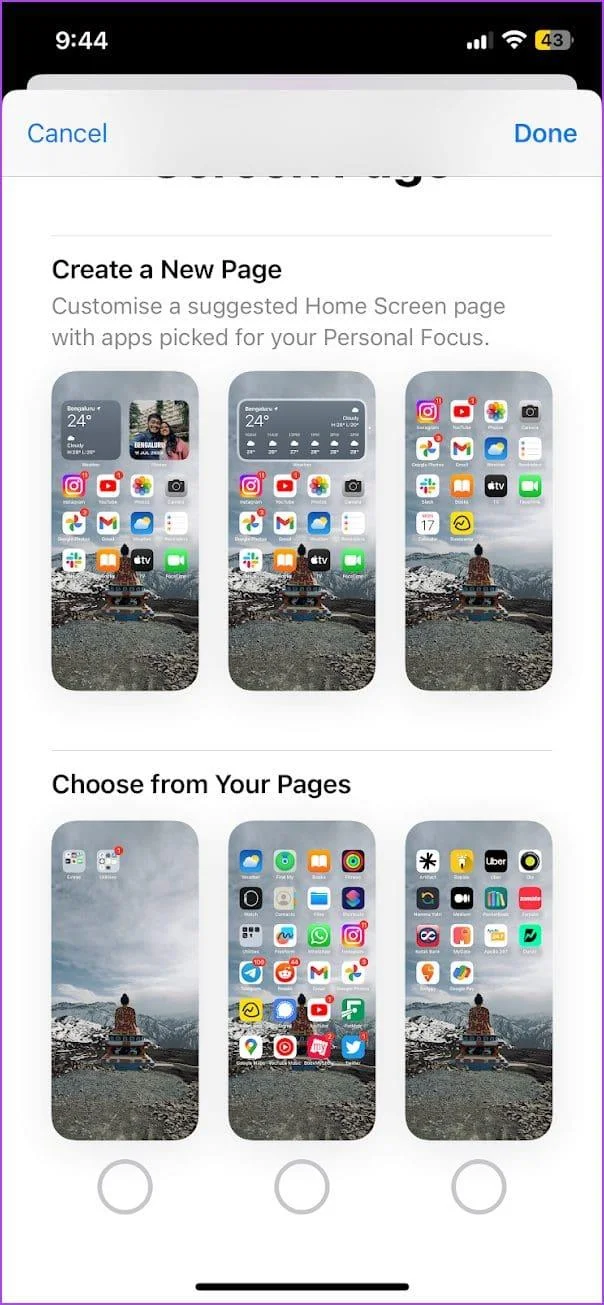15 beste ideeën voor de lay-out van het startscherm op de iPhone
