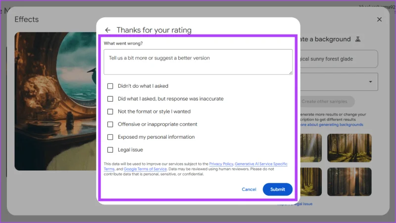 Come generare lo sfondo di Google Meet con Gemini AI