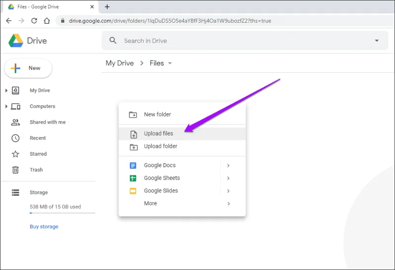 Come convertire file DOCX in documenti Google