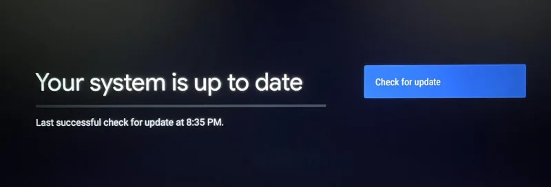 Mise à jour logicielle