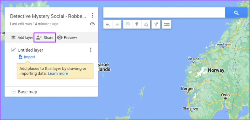 Comment créer et gérer une carte personnalisée dans Mes cartes et Google Drive