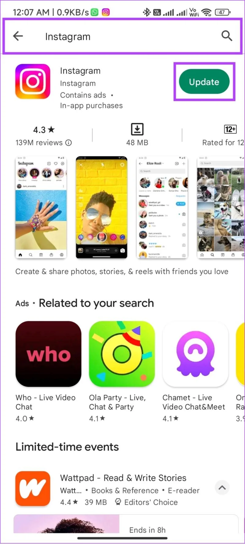 10 modi per correggere i sottotitoli che non vengono visualizzati sull'app Instagram