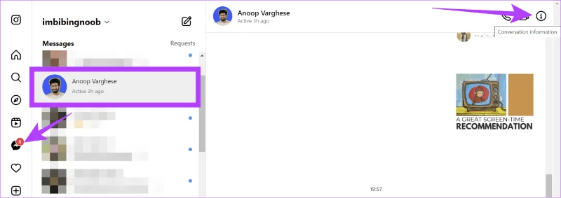 Comment annuler l'envoi ou supprimer des messages sur Instagram