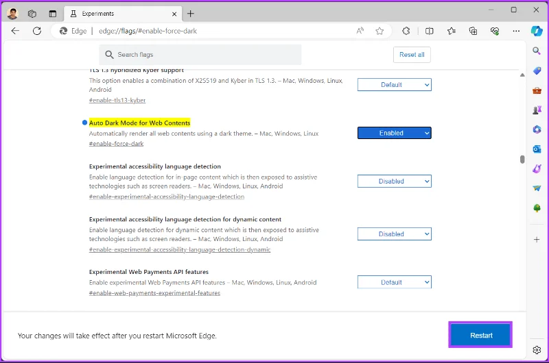 Hoe u de donkere modus in Microsoft Edge op desktop en mobiel kunt inschakelen
