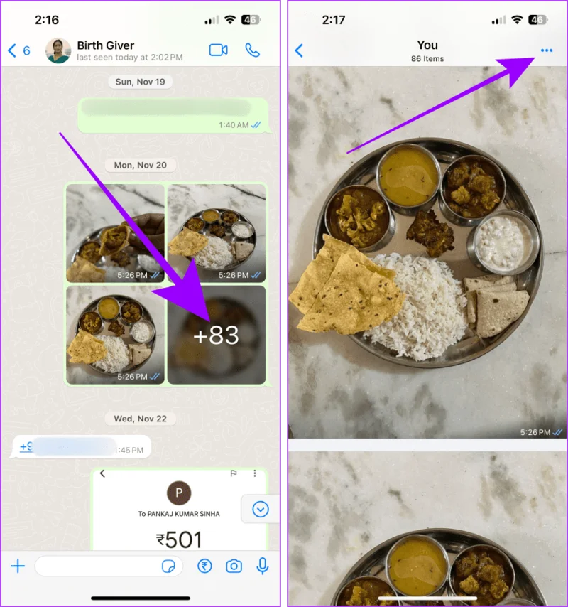 WhatsApp-foto's / video's opslaan in galerij op iPhone, Android en internet