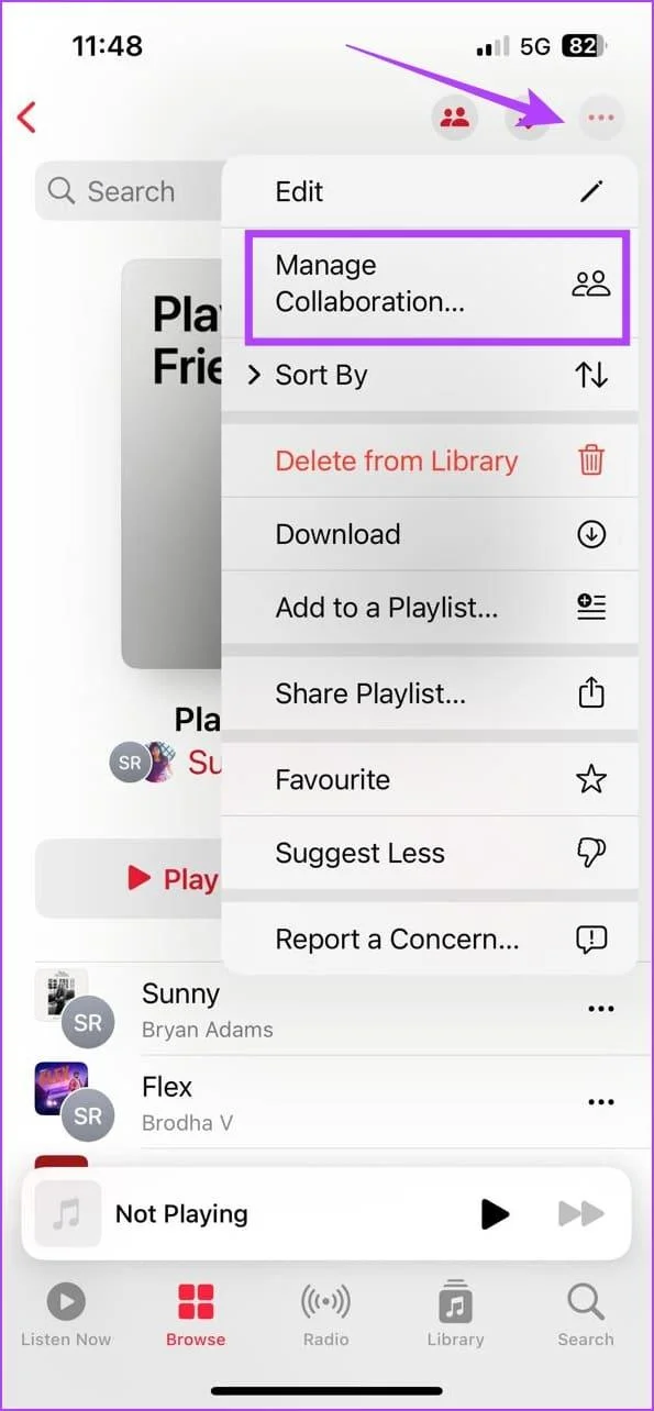 IOS 17.3: een gedeelde afspeellijst maken op Apple Music op iPhone