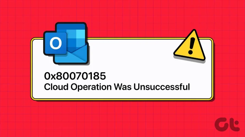 7 correctifs pour l'erreur OneDrive 0x80070185 « L'opération cloud a échoué »