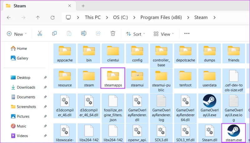 Las 7 soluciones principales para la 'pantalla negra de la lista de amigos de Steam' en Windows 11