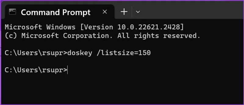 Hoe u de opdrachtpromptgeschiedenis (CMD) op Windows kunt bekijken