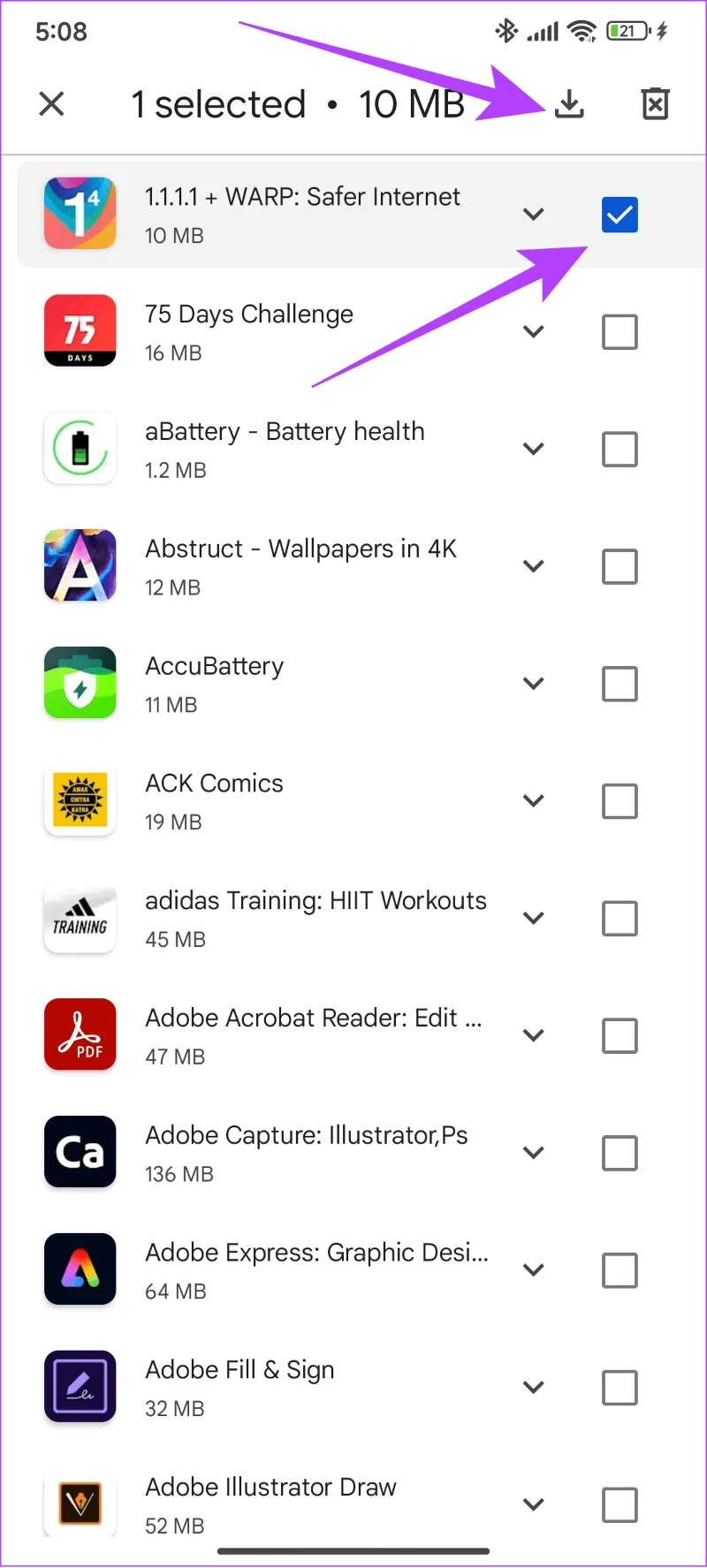 Comment récupérer des applications et des jeux supprimés sur Android