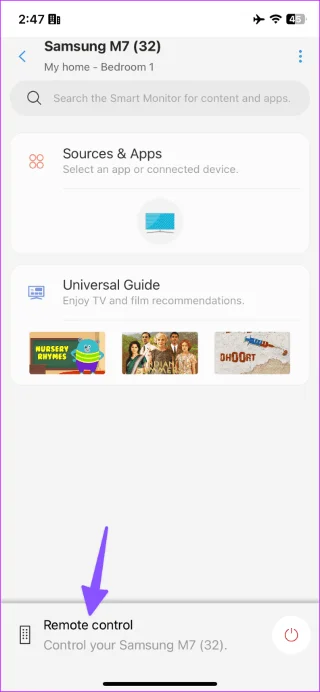Hoe Samsung Smart TV te bedienen met Android of iPhone