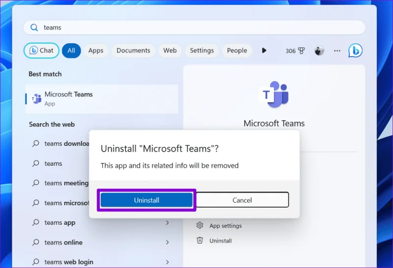Las 7 soluciones principales para un problema de error en Microsoft Teams en Windows
