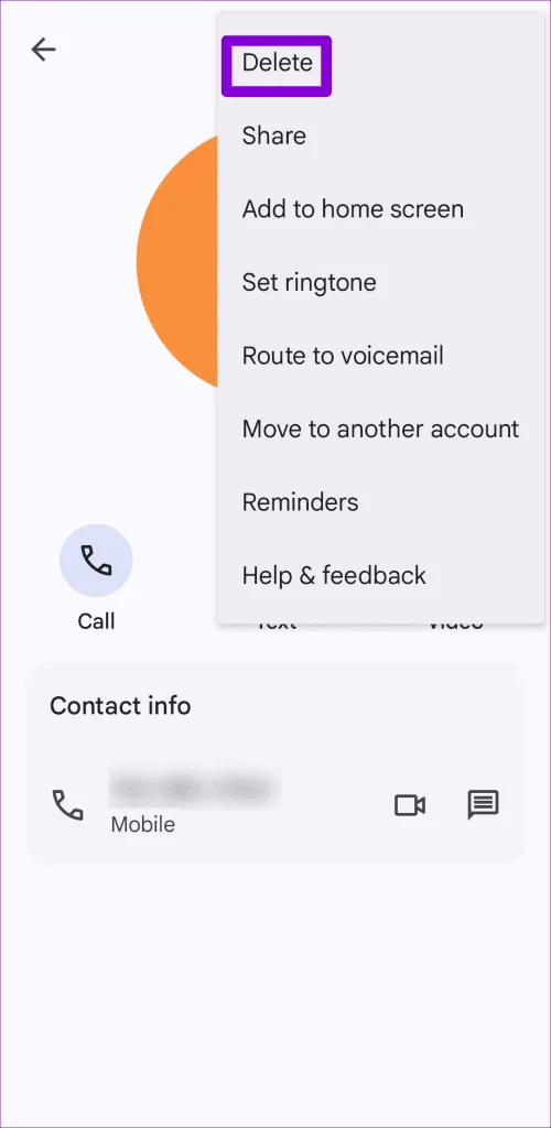 Top 6 oplossingen voor Android waarbij de namen van contactpersonen niet worden weergegeven voor inkomende oproepen