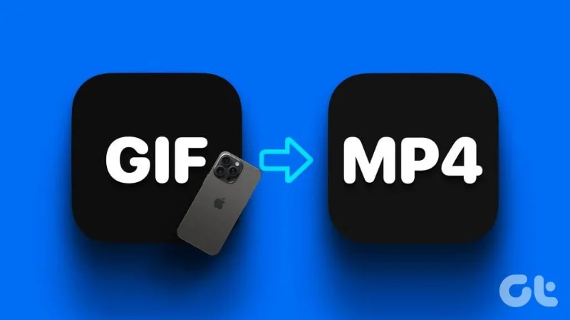 Top 4 manieren om GIF naar MP4 op iPhone te converteren