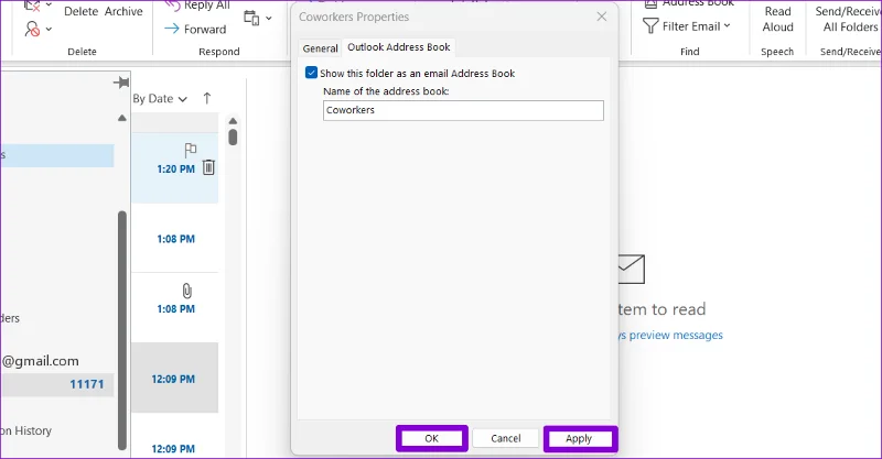7 วิธีในการแก้ไขรายชื่อผู้ติดต่อ Outlook ที่ไม่แสดงบน Windows