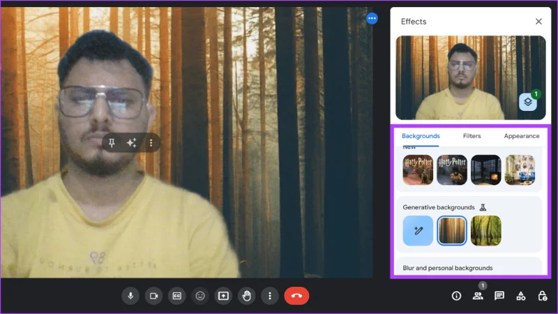 Come generare lo sfondo di Google Meet con Gemini AI