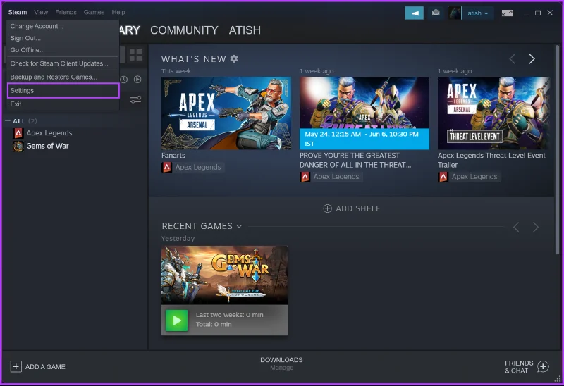 Où sont stockés les jeux Steam et comment modifier leur emplacement