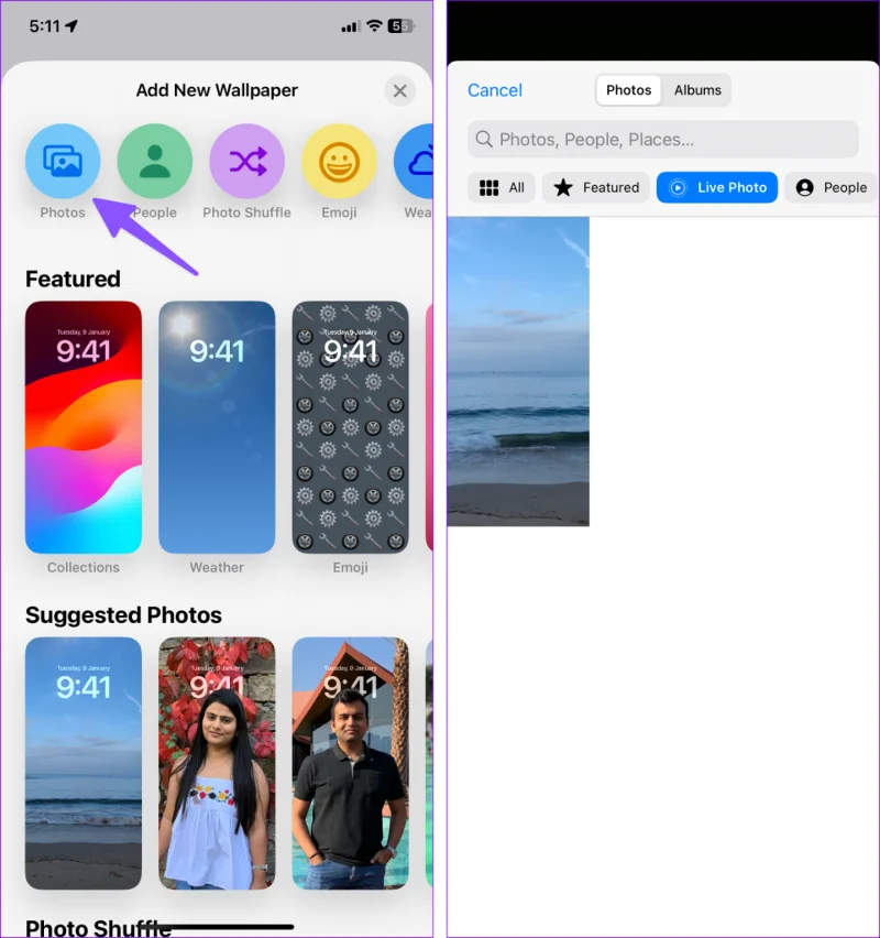 Live Wallpaper instellen op iPhone (met iOS 17)