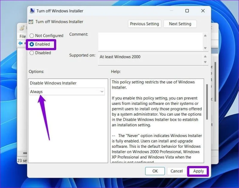 3 façons d'empêcher les utilisateurs d'installer de nouveaux logiciels sur Windows 11